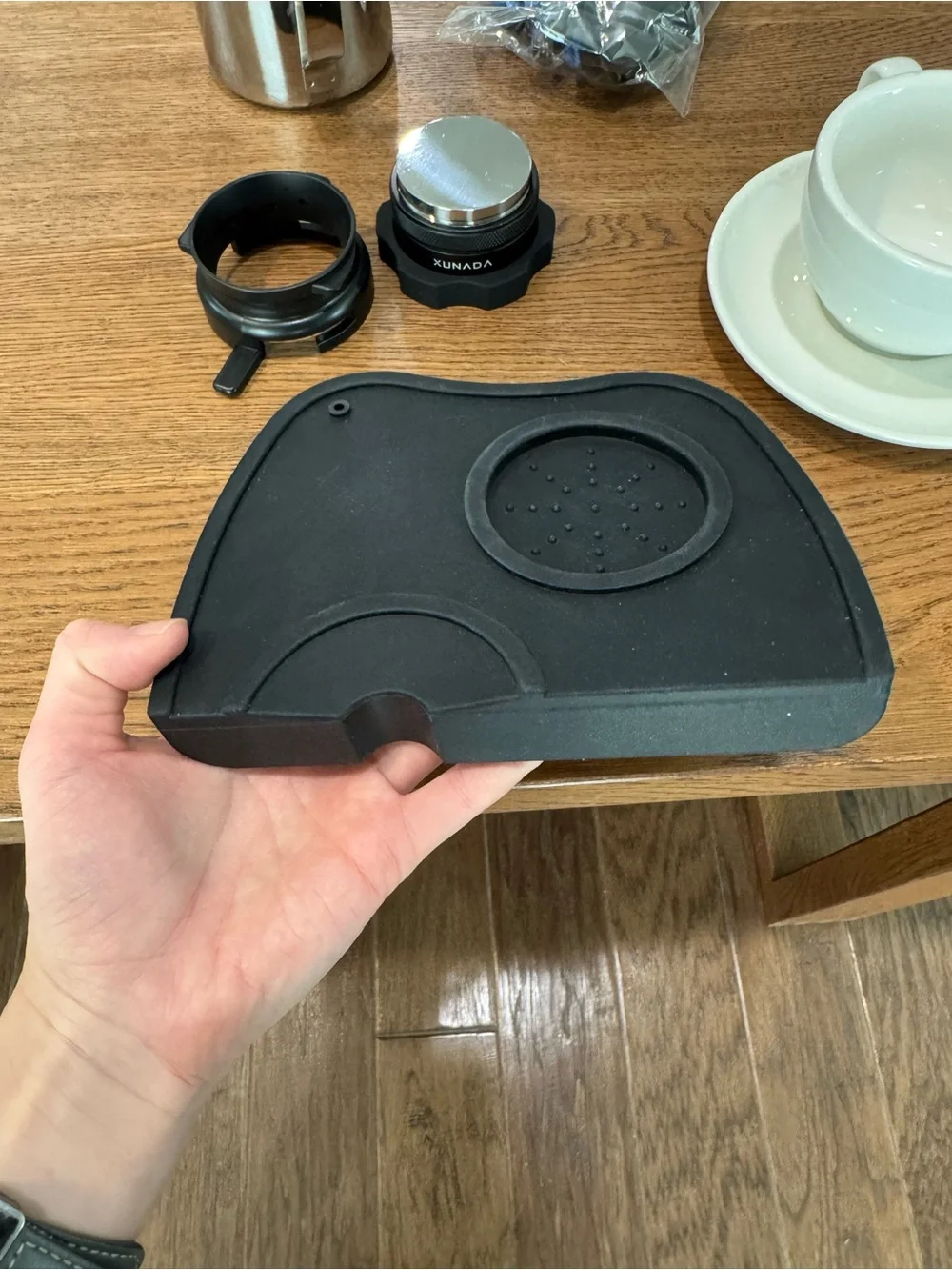 Breville 54mm Espresso Starter Kit – Tamper Funnel Pitcher Cup & Cleaning Tools